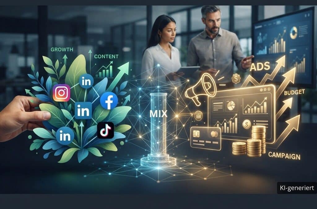 Warum organische Reichweite für KMU nicht reicht: Der Mix aus Content & Paid Ads